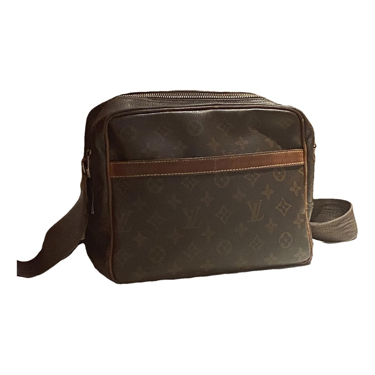 Reporter leather crossbody bag