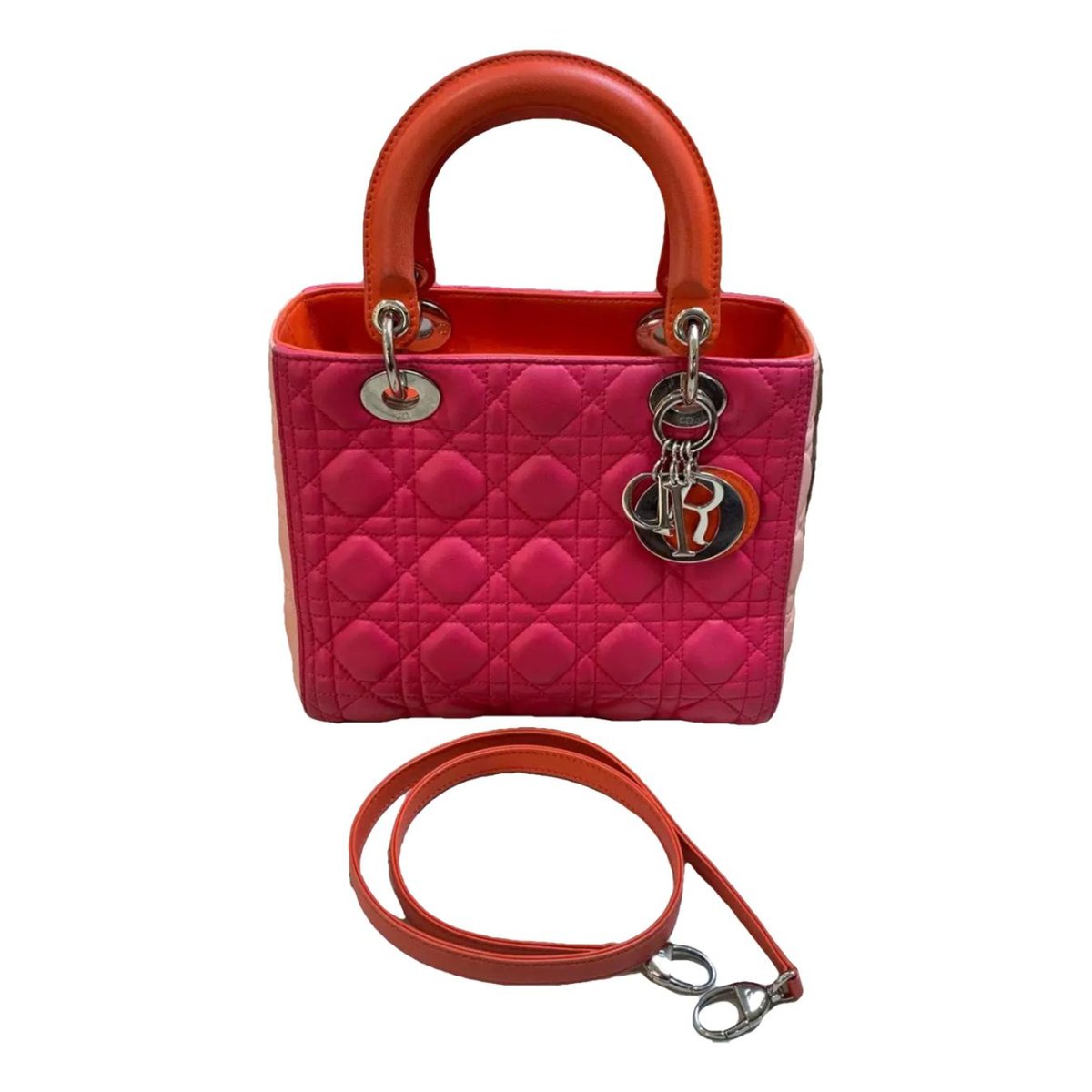Lady Dior leather handbag