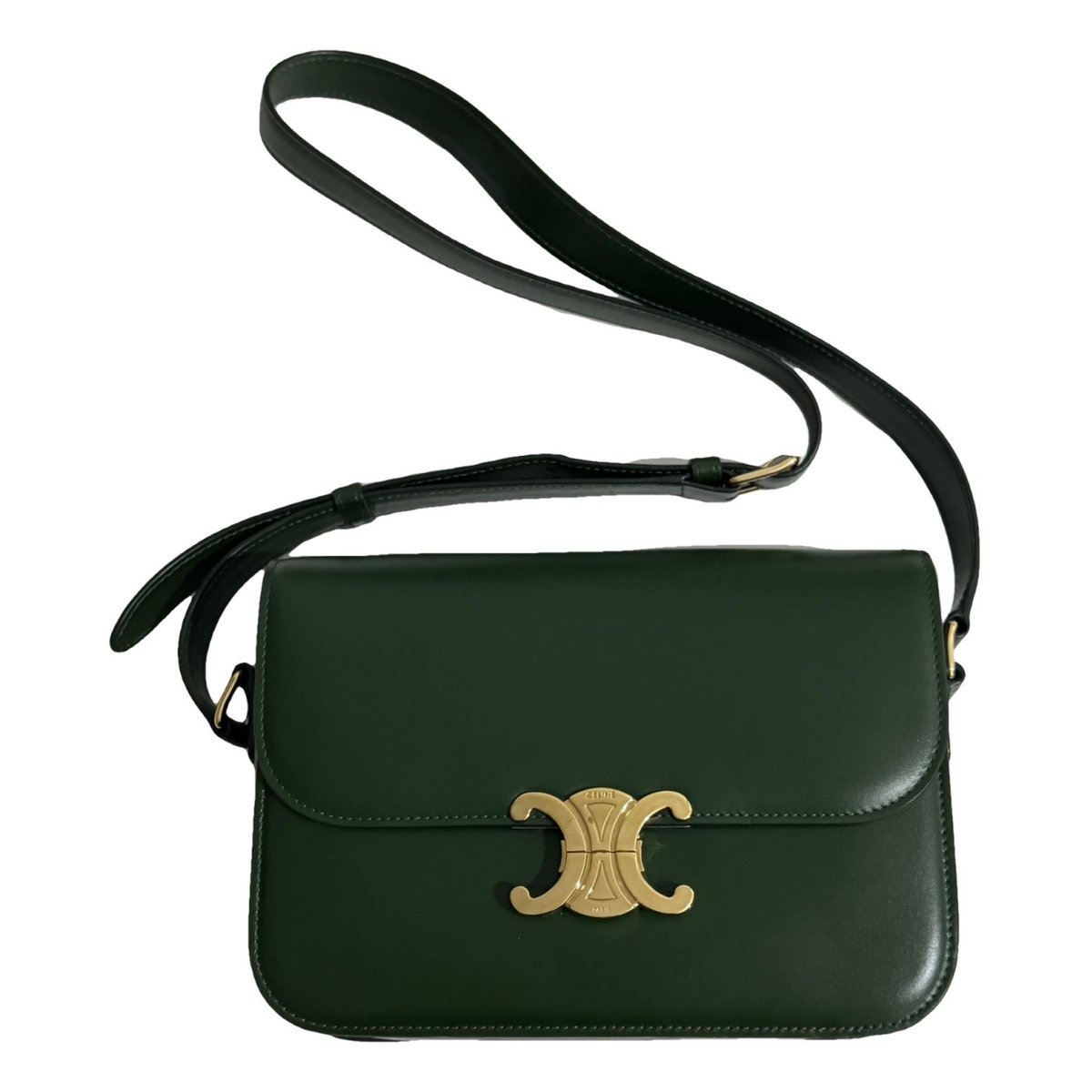Triomphe leather handbag