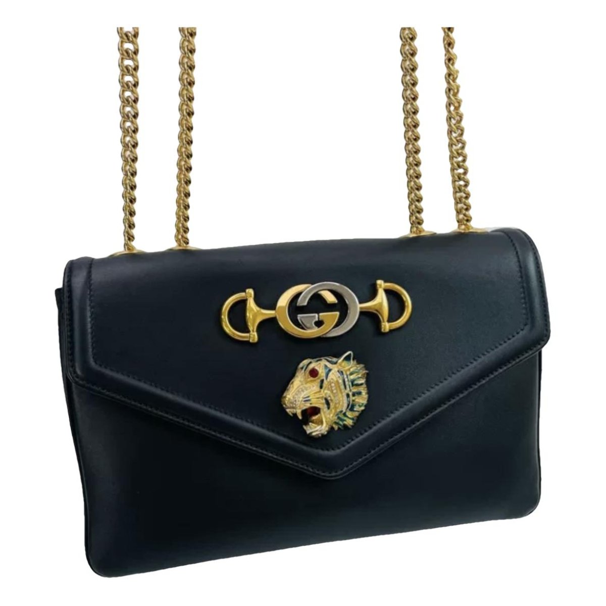 Rajah leather handbag