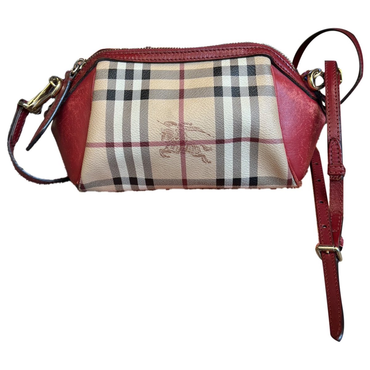 TB bag pony-style calfskin clutch bag