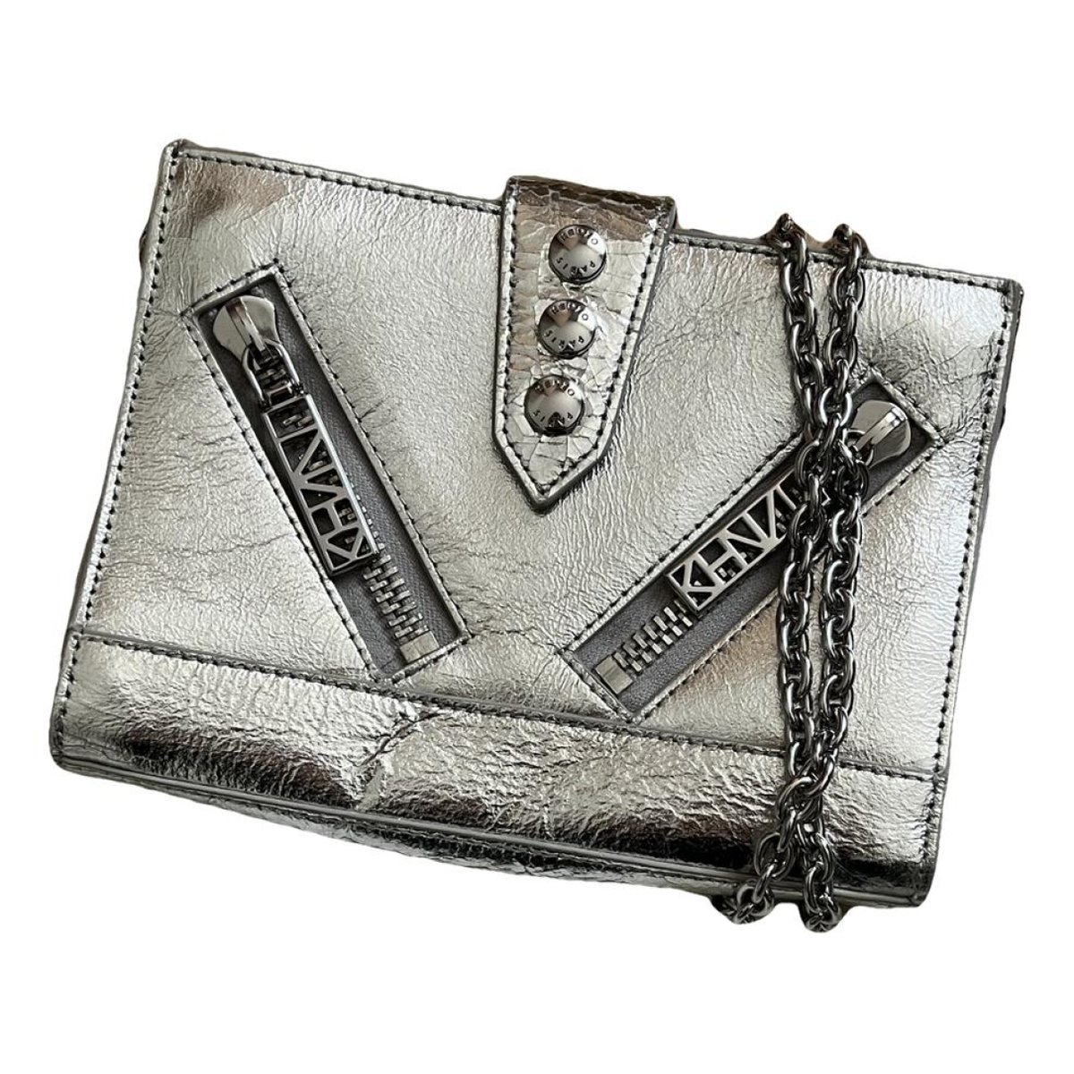 Kalifornia leather clutch bag