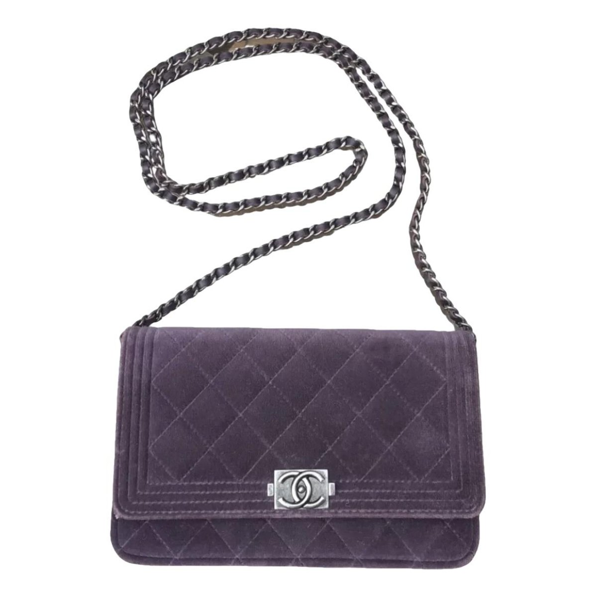 Boy velvet crossbody bag