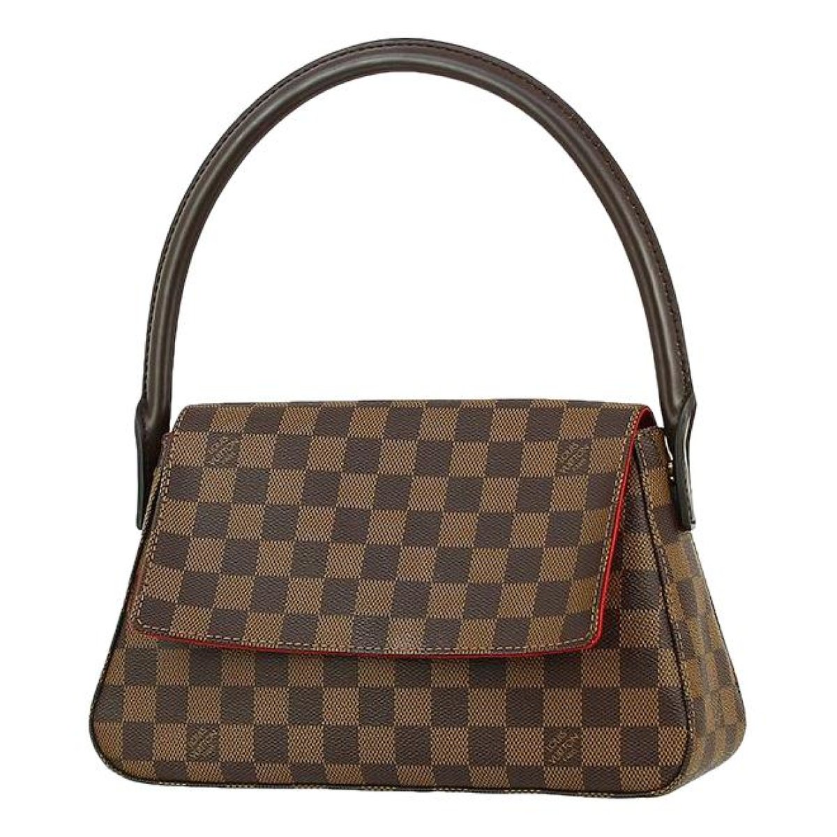 Loop leather handbag