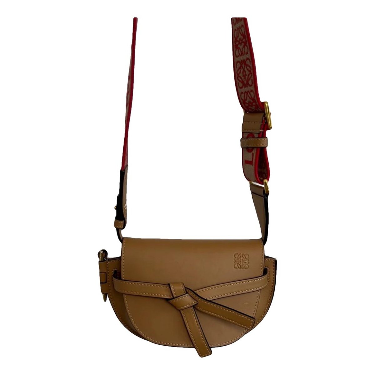 Gate leather crossbody bag