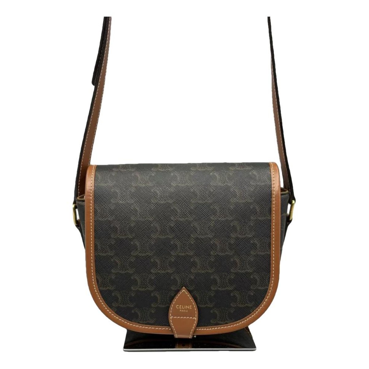 Folco leather crossbody bag
