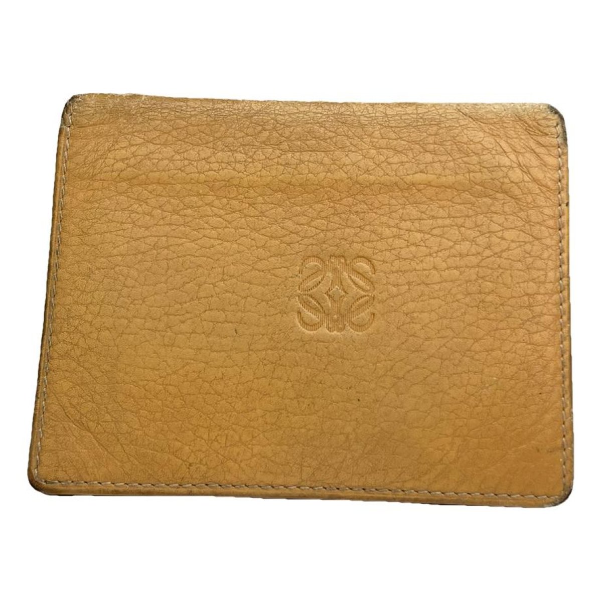 Puzzle leather card wallet