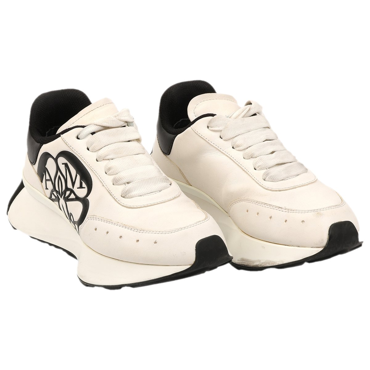 Sprint Runner leather trainers