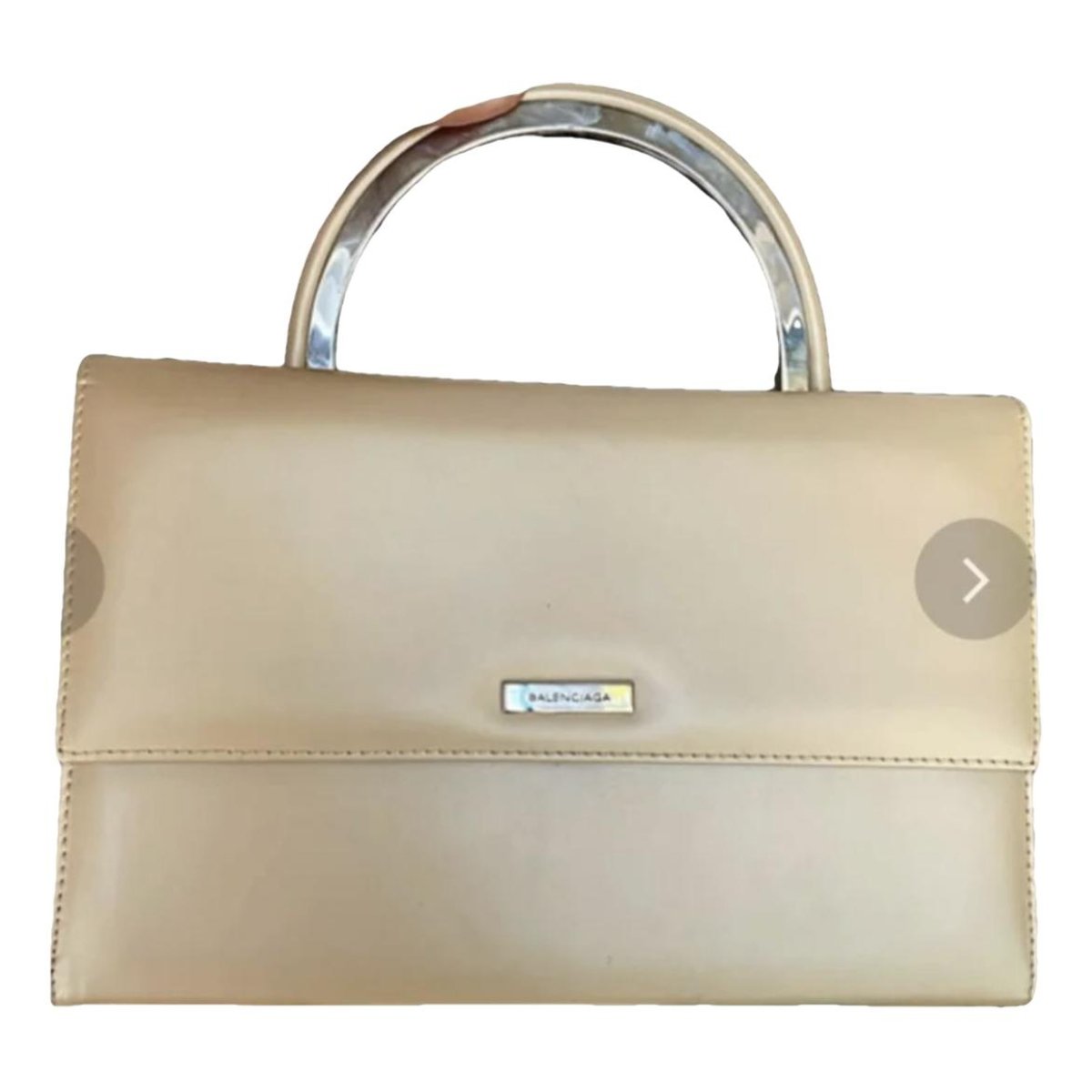 Cable leather handbag