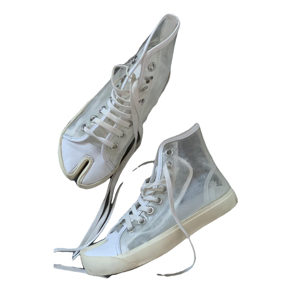 Tabi vinyl trainers