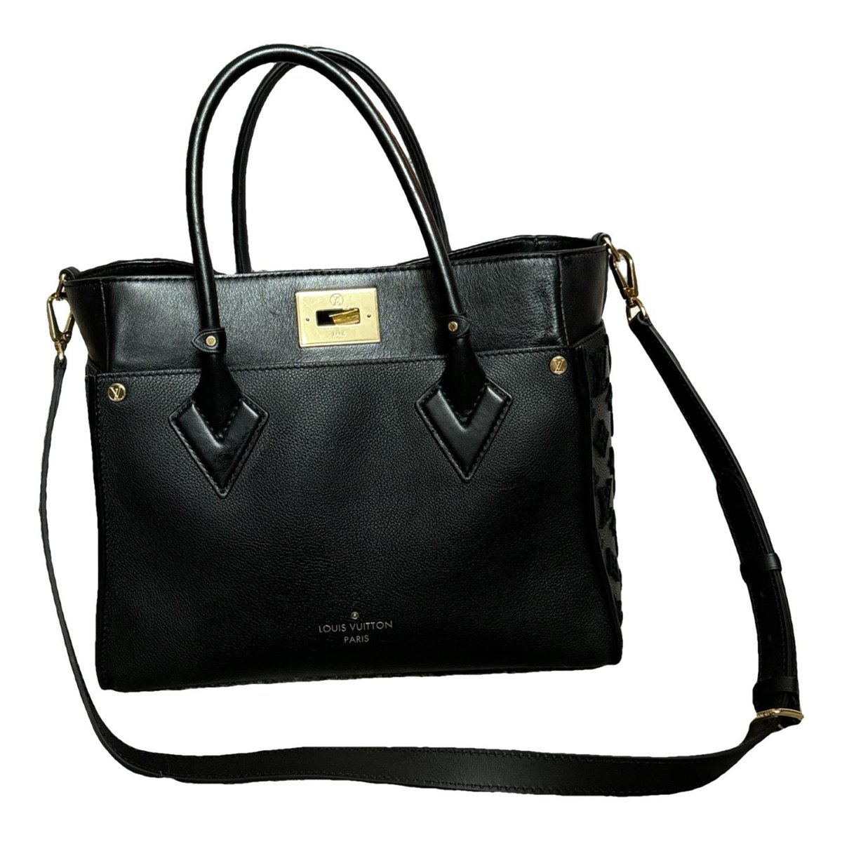 On My Side leather handbag