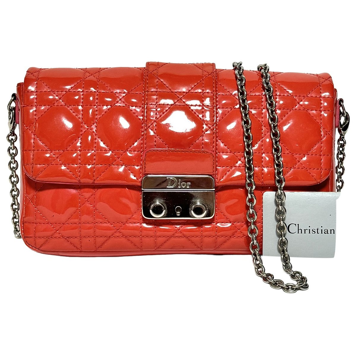 Miss Dior patent leather handbag