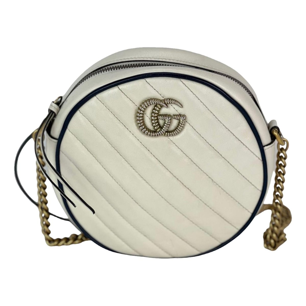 GG Marmont Round leather handbag