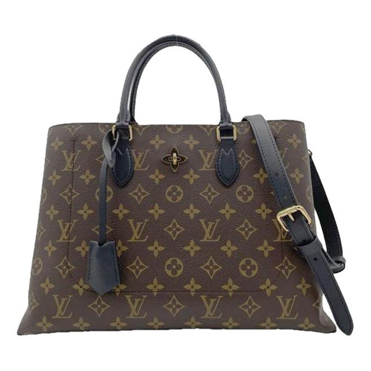 Flower Tote leather handbag