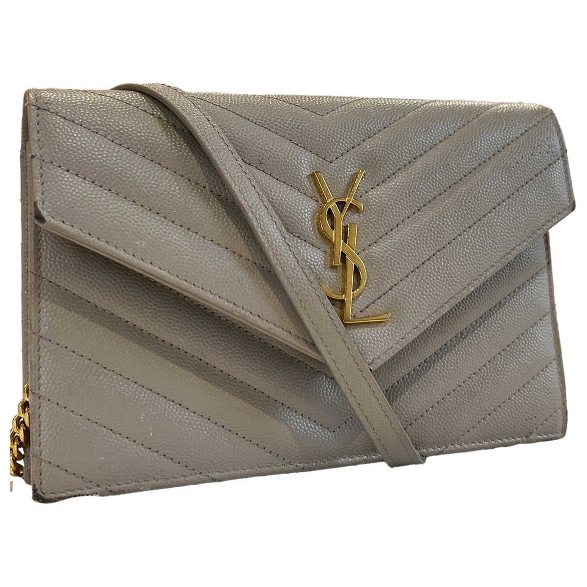 Portefeuille enveloppe leather crossbody bag