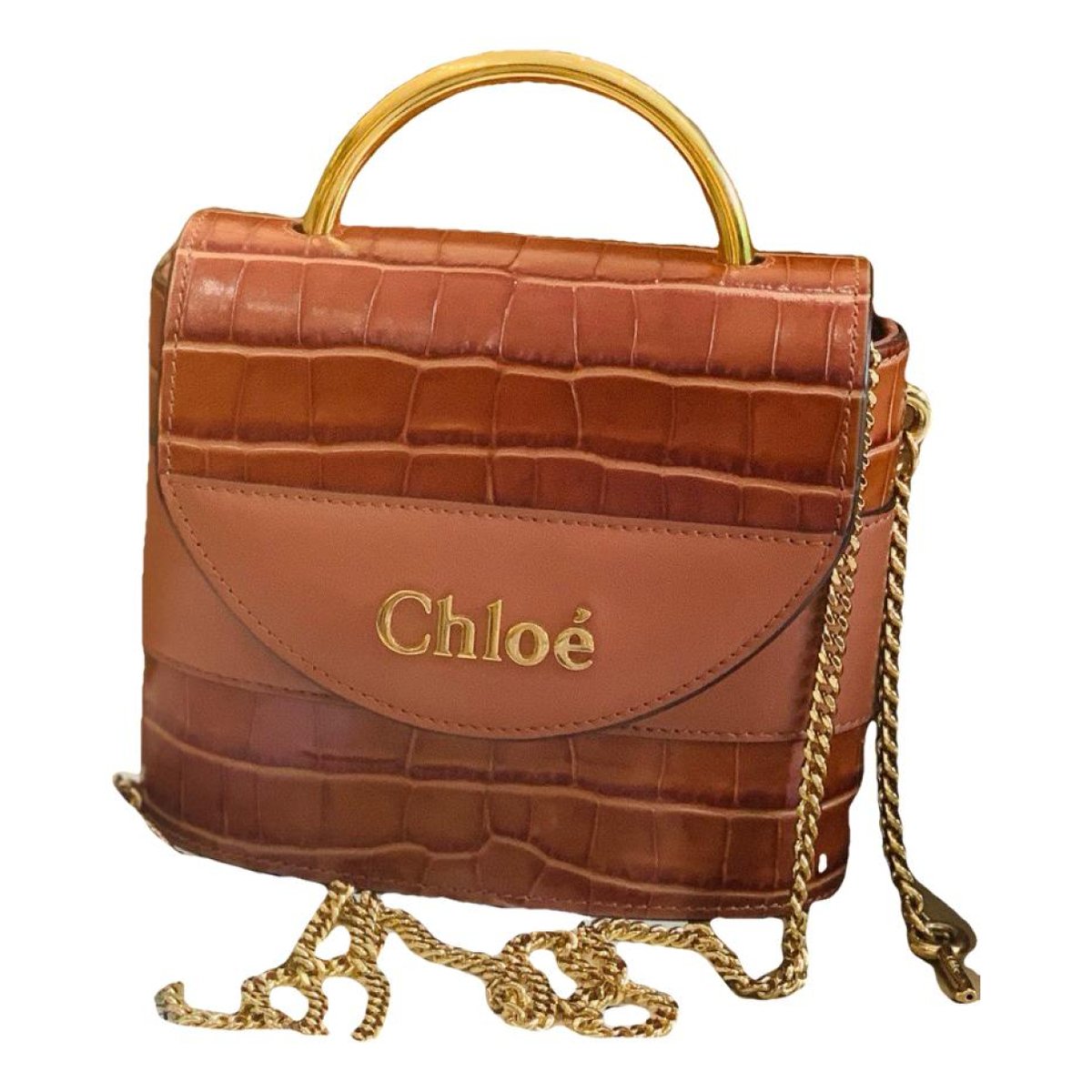 Aby Lock leather handbag