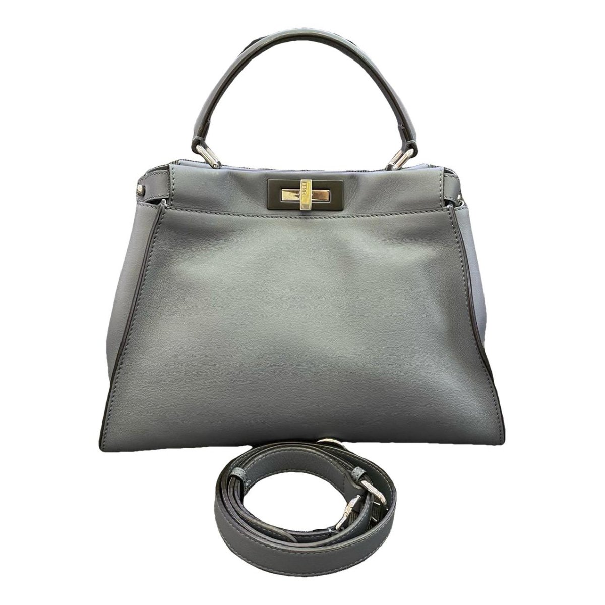 Peekaboo leather handbag