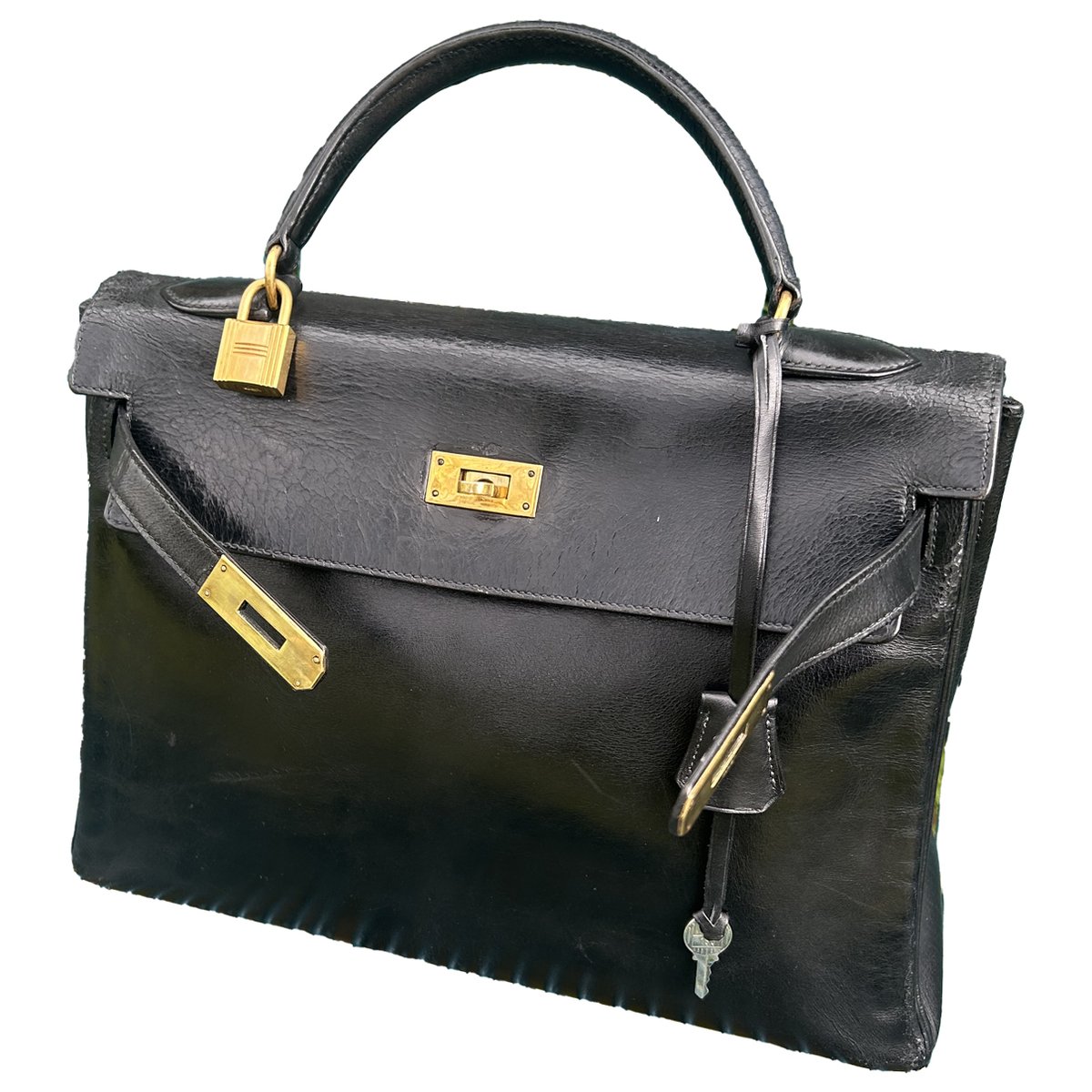 Kelly 32 leather handbag