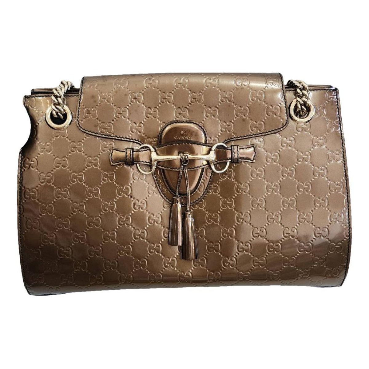 Emily patent leather handbag