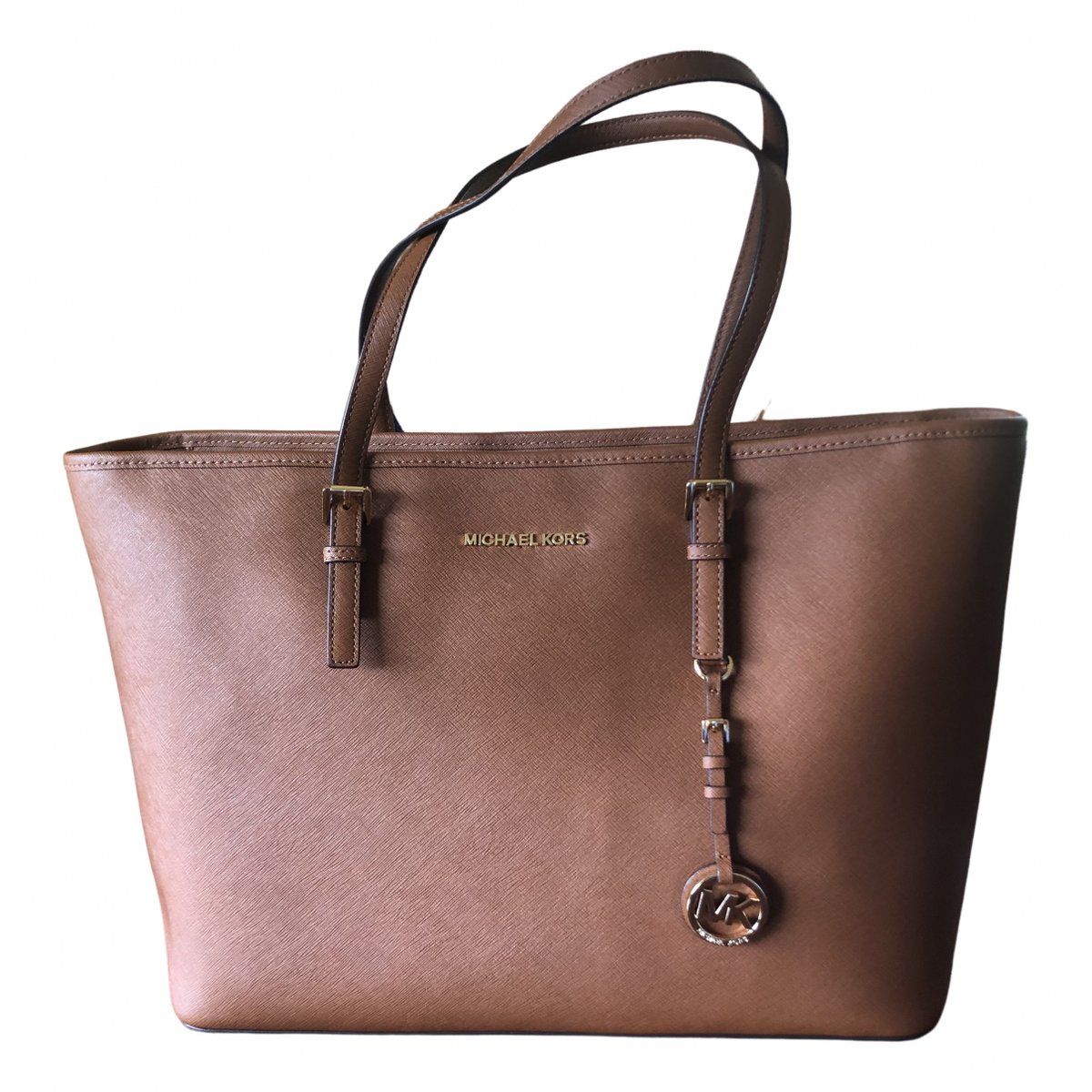 Jet Set leather travel bag