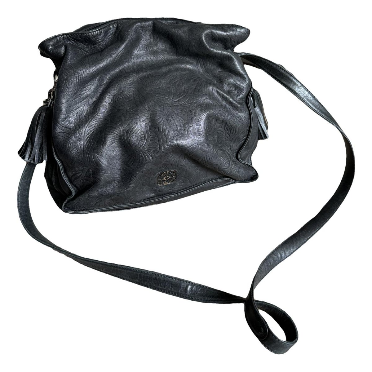 Flamenco leather crossbody bag