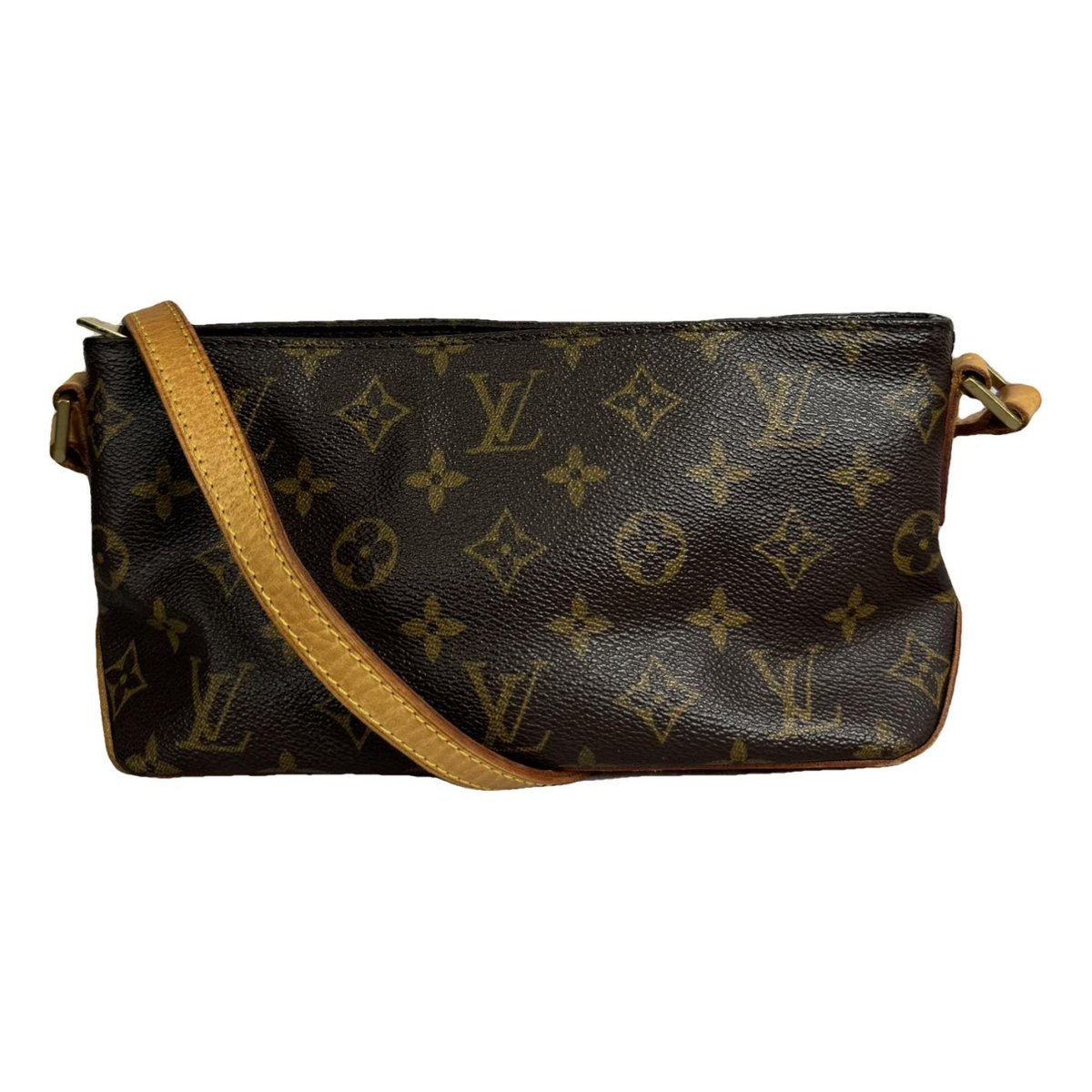 Trotteur leather crossbody bag