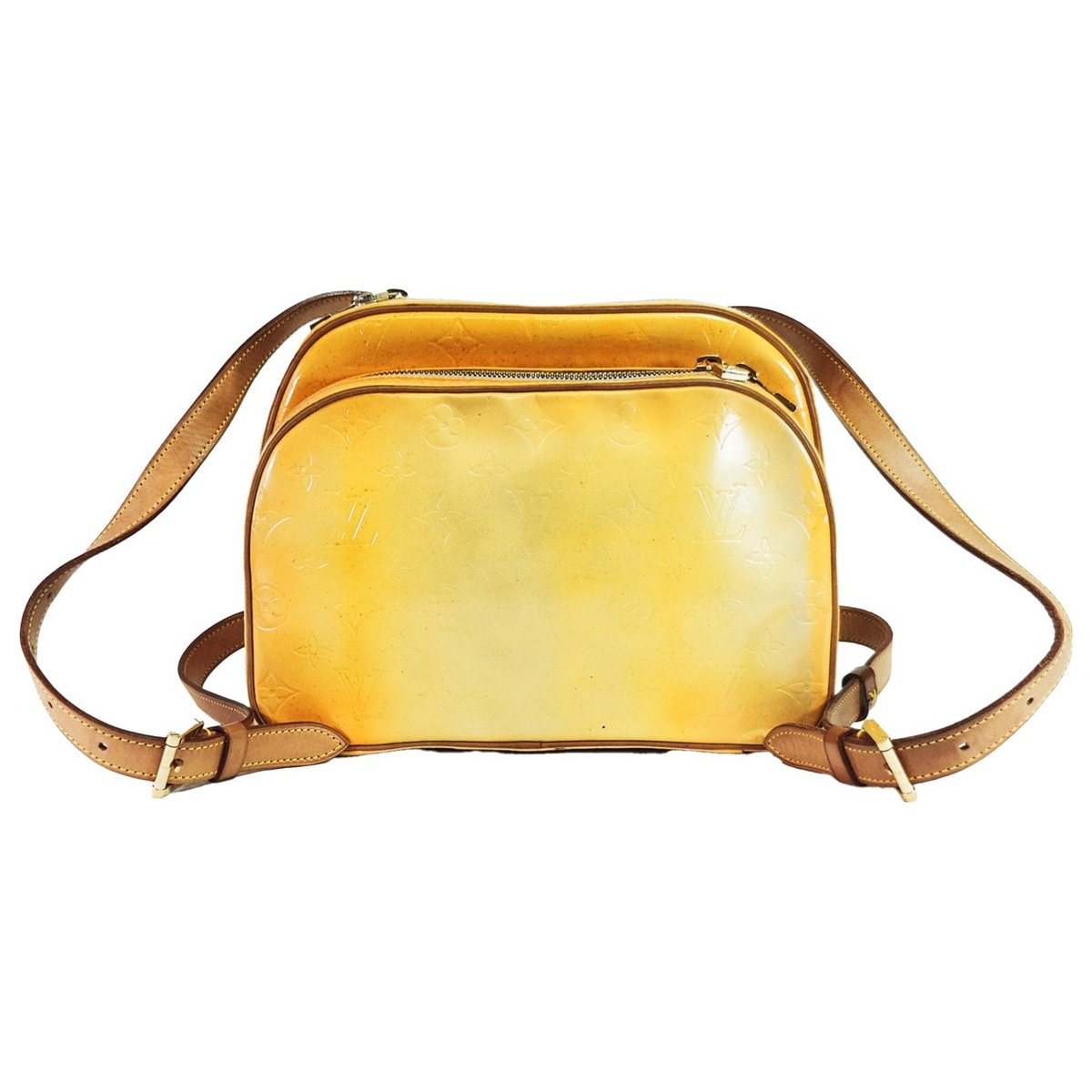 Fulton patent leather handbag