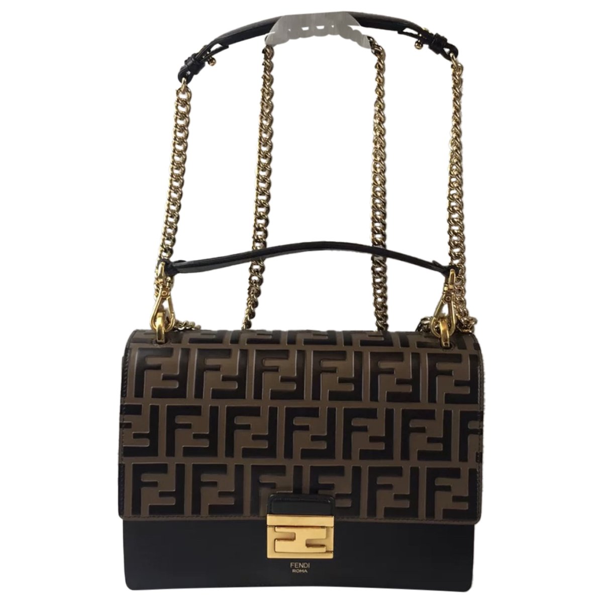 Kan I leather crossbody bag