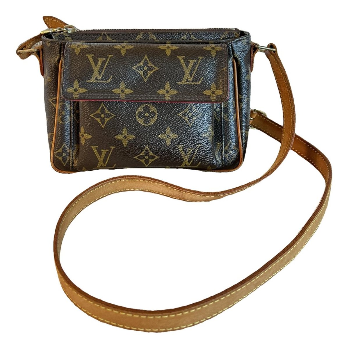 Viva Cité leather crossbody bag