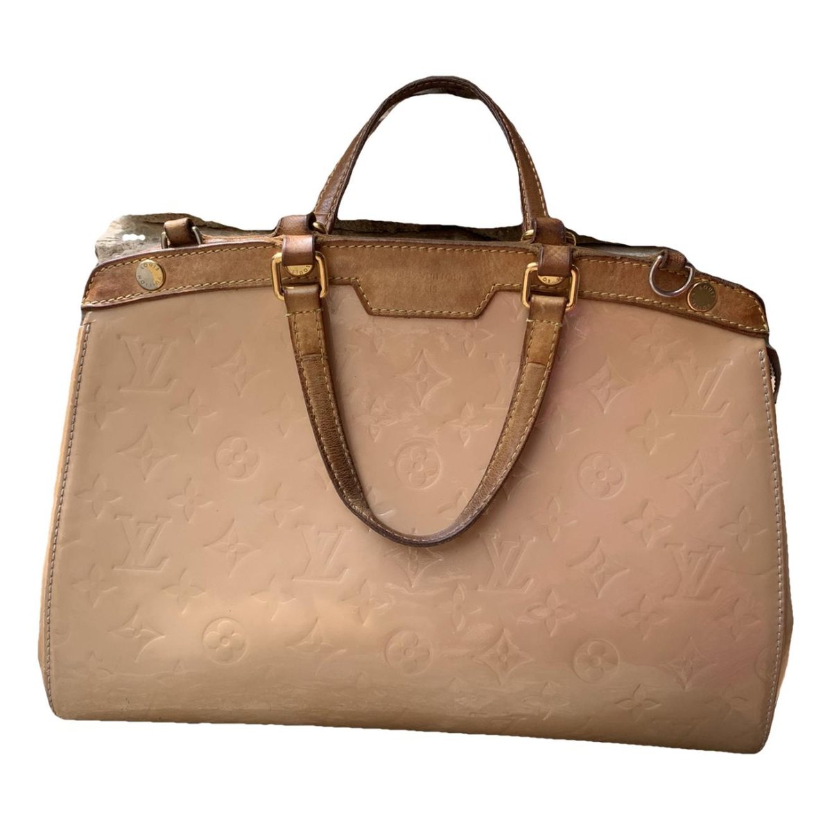 Bréa patent leather handbag