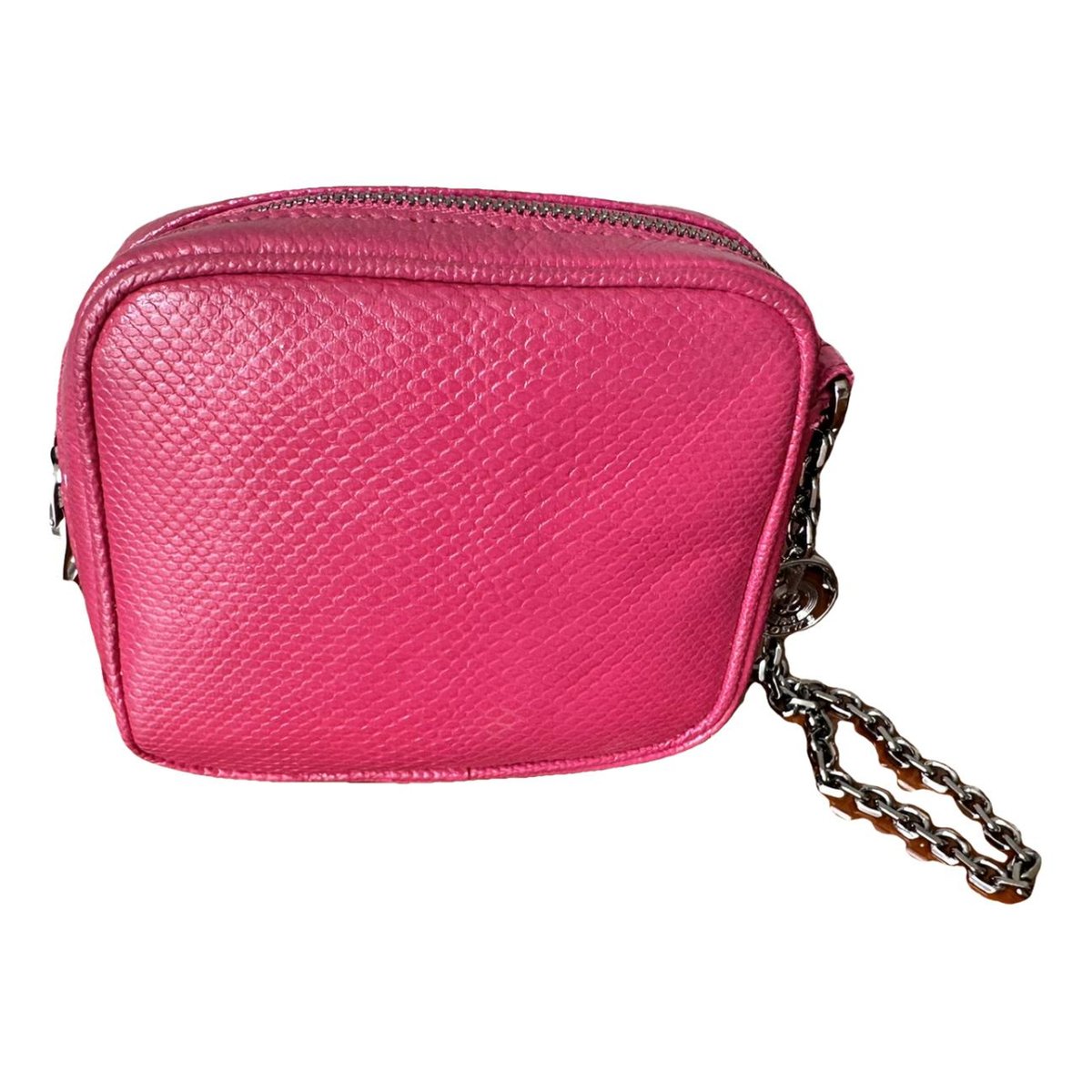 T Pouch leather clutch bag
