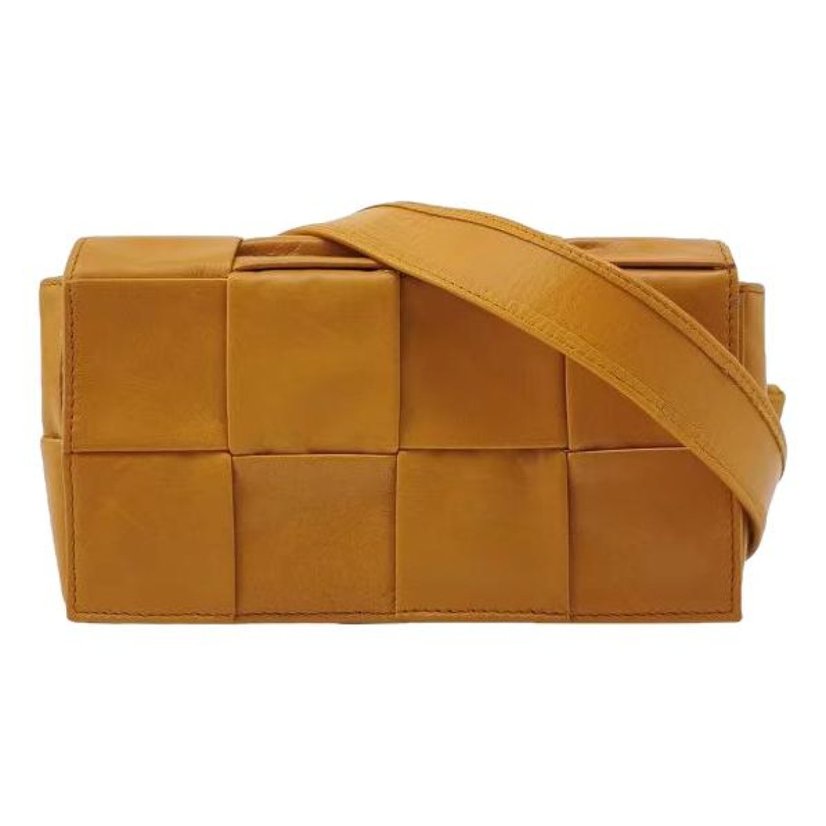 Cassette leather handbag