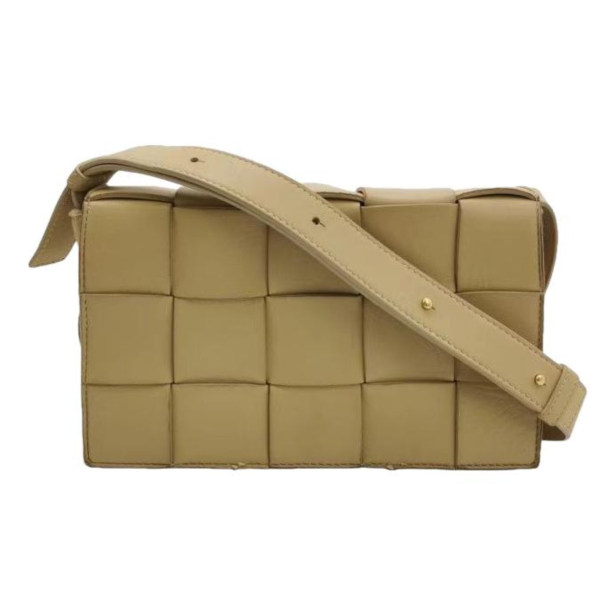 Cassette leather handbag