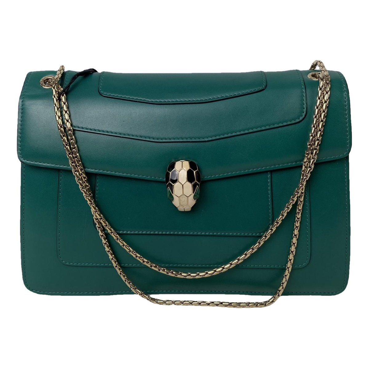 Serpenti leather handbag