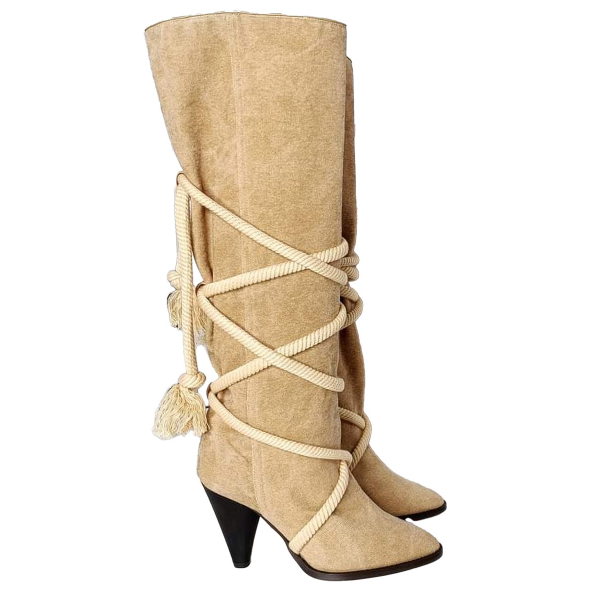 Lahia cloth cowboy boots