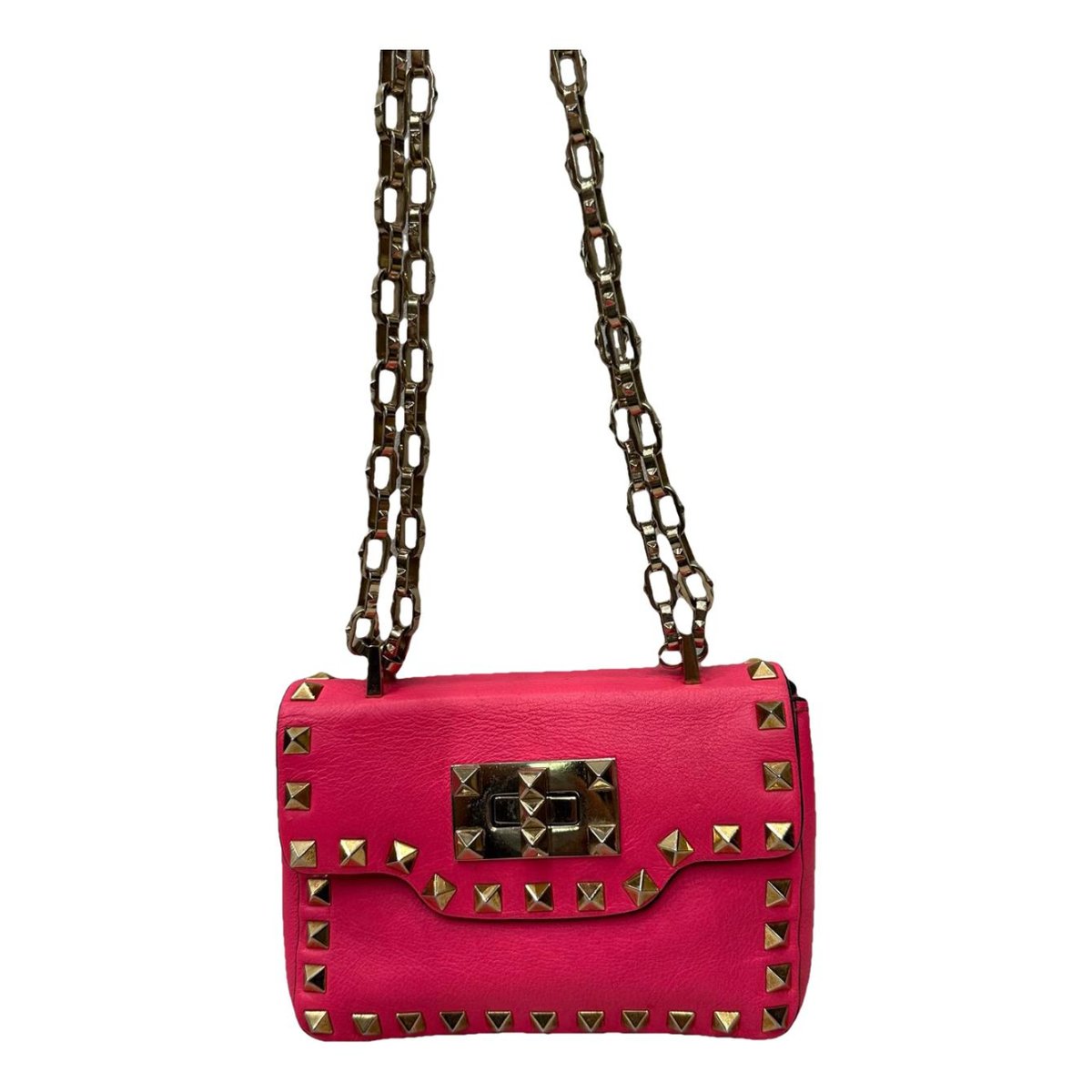 Guitar Rockstud leather tote