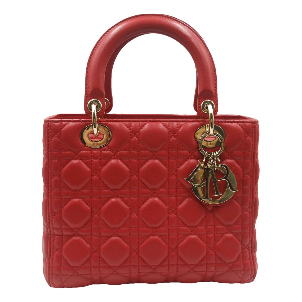 Lady Dior leather handbag