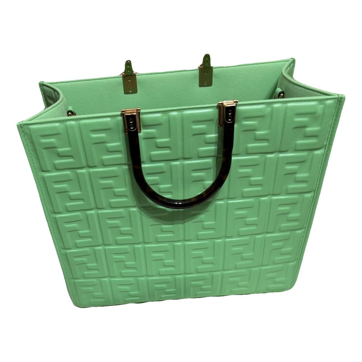 Sunshine leather tote