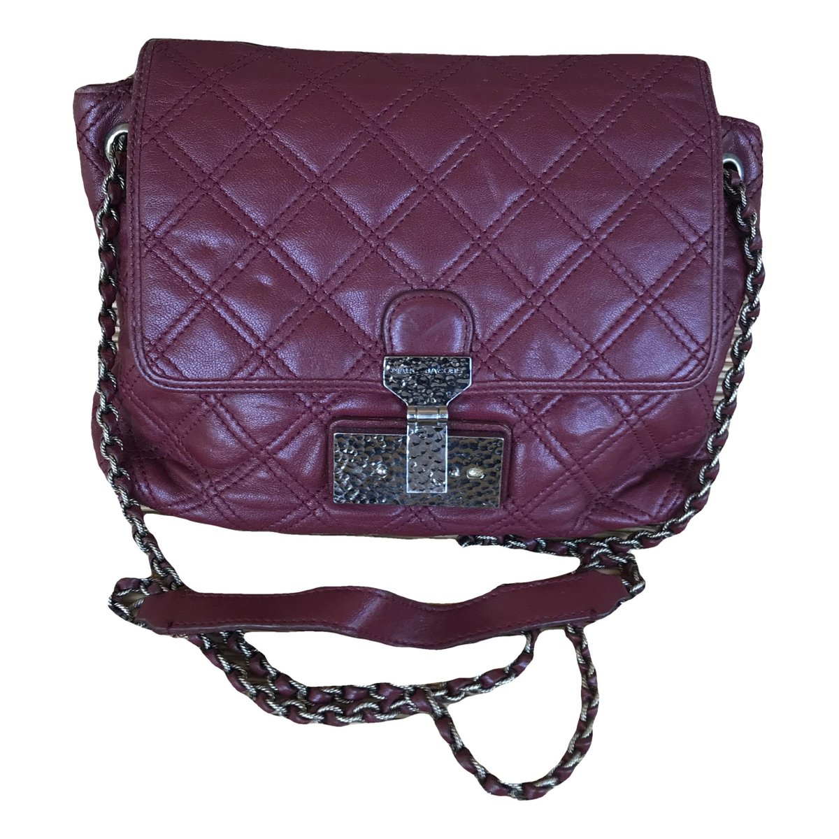 Single leather handbag