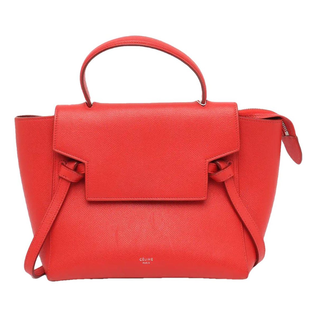 Belt leather handbag