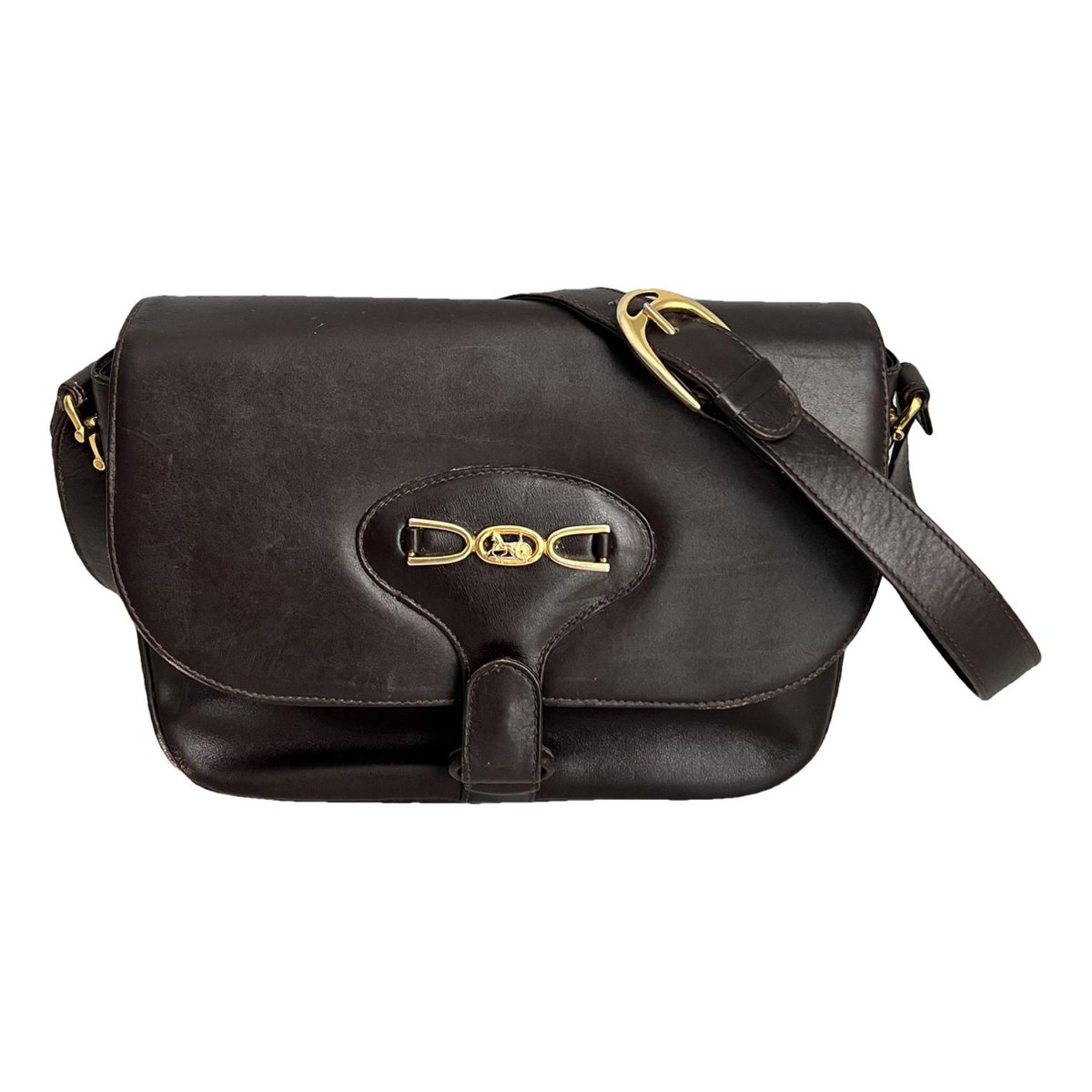 Triomphe Maillon Chain leather crossbody bag