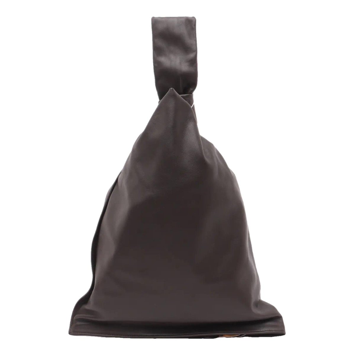 Twist leather handbag