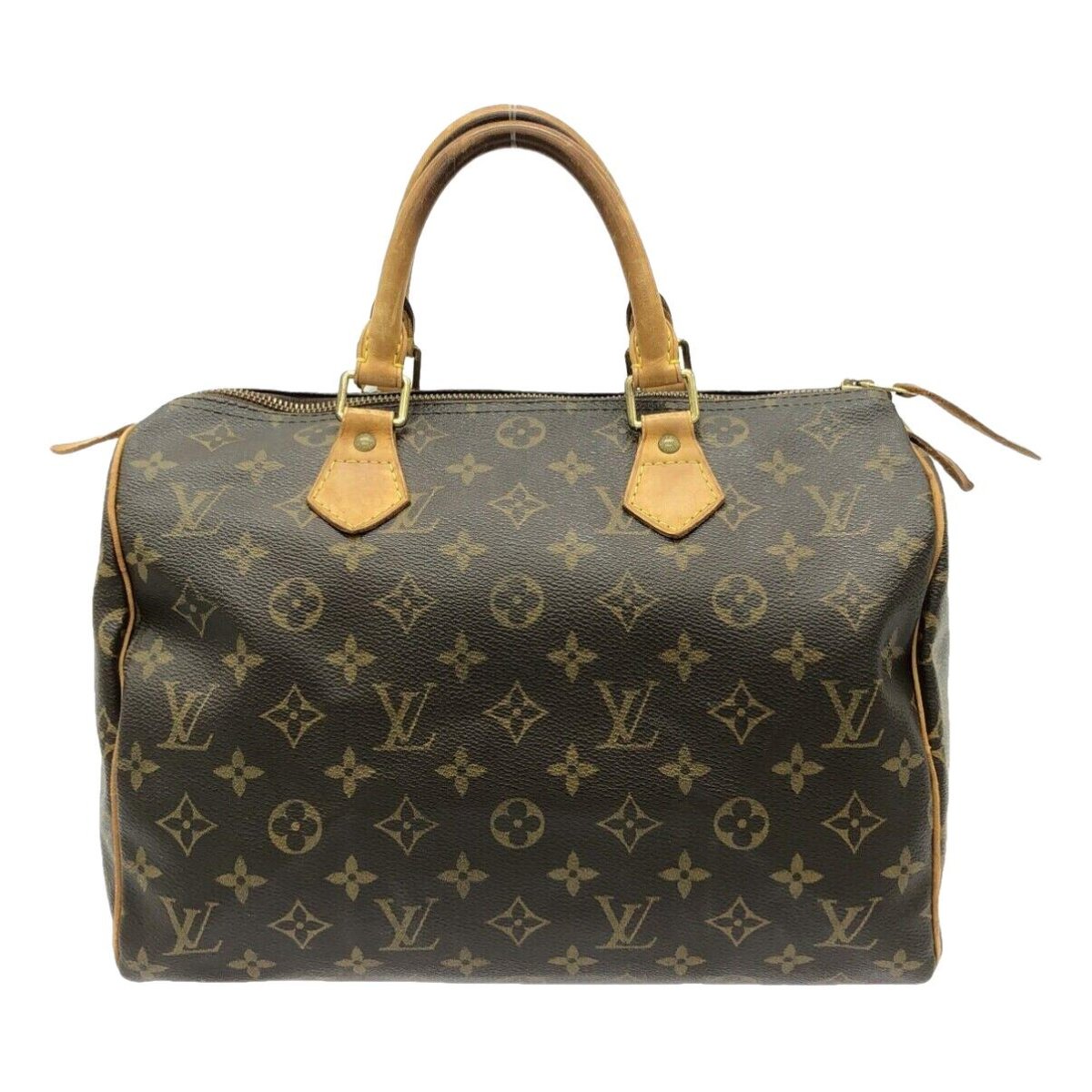 Speedy leather handbag