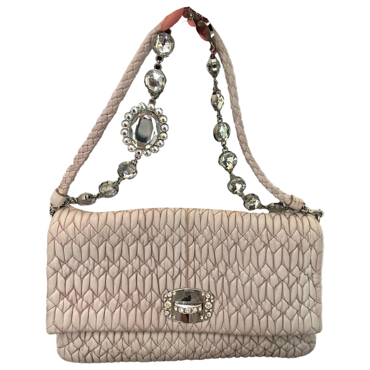 Miu Wander leather handbag