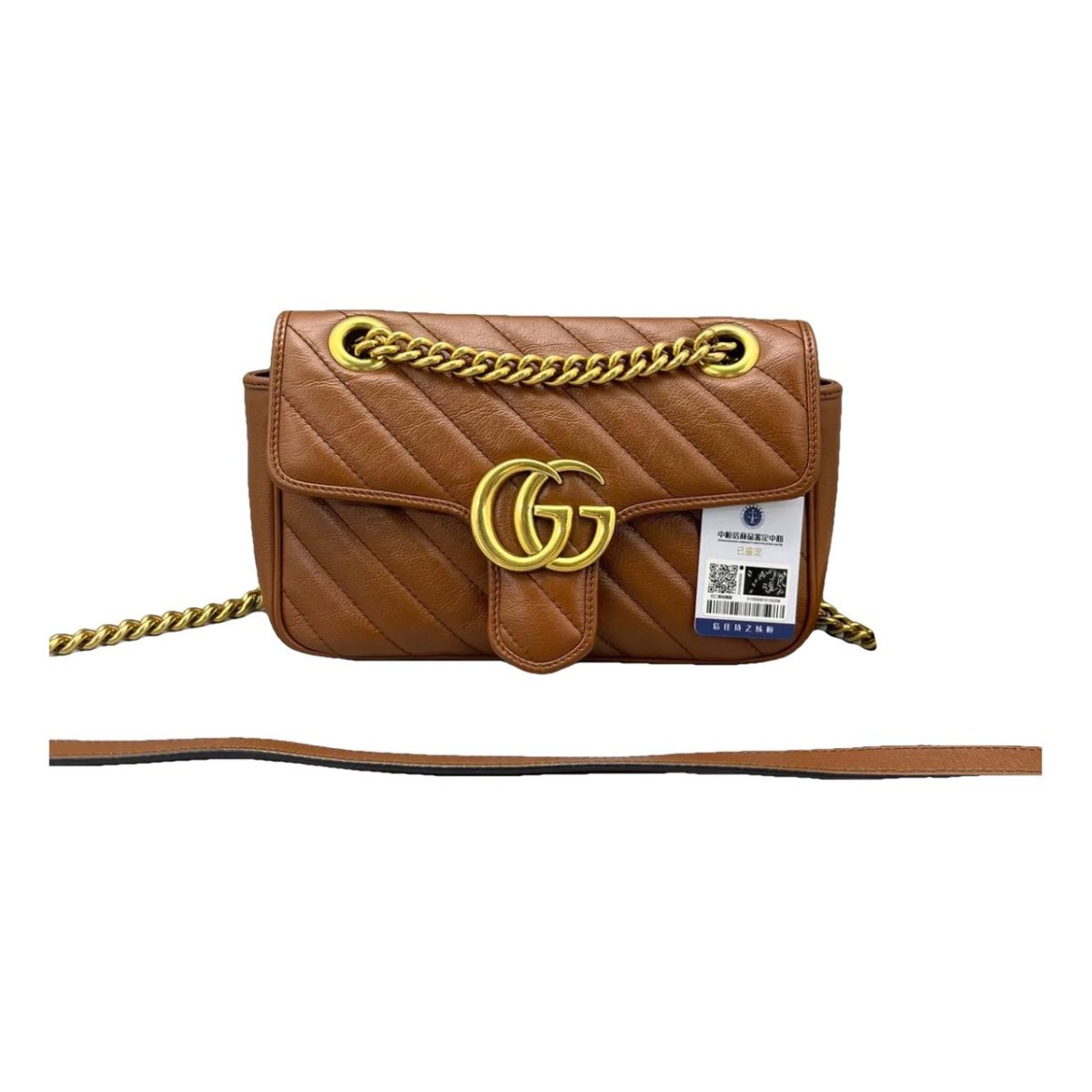 GG Marmont Flap leather crossbody bag