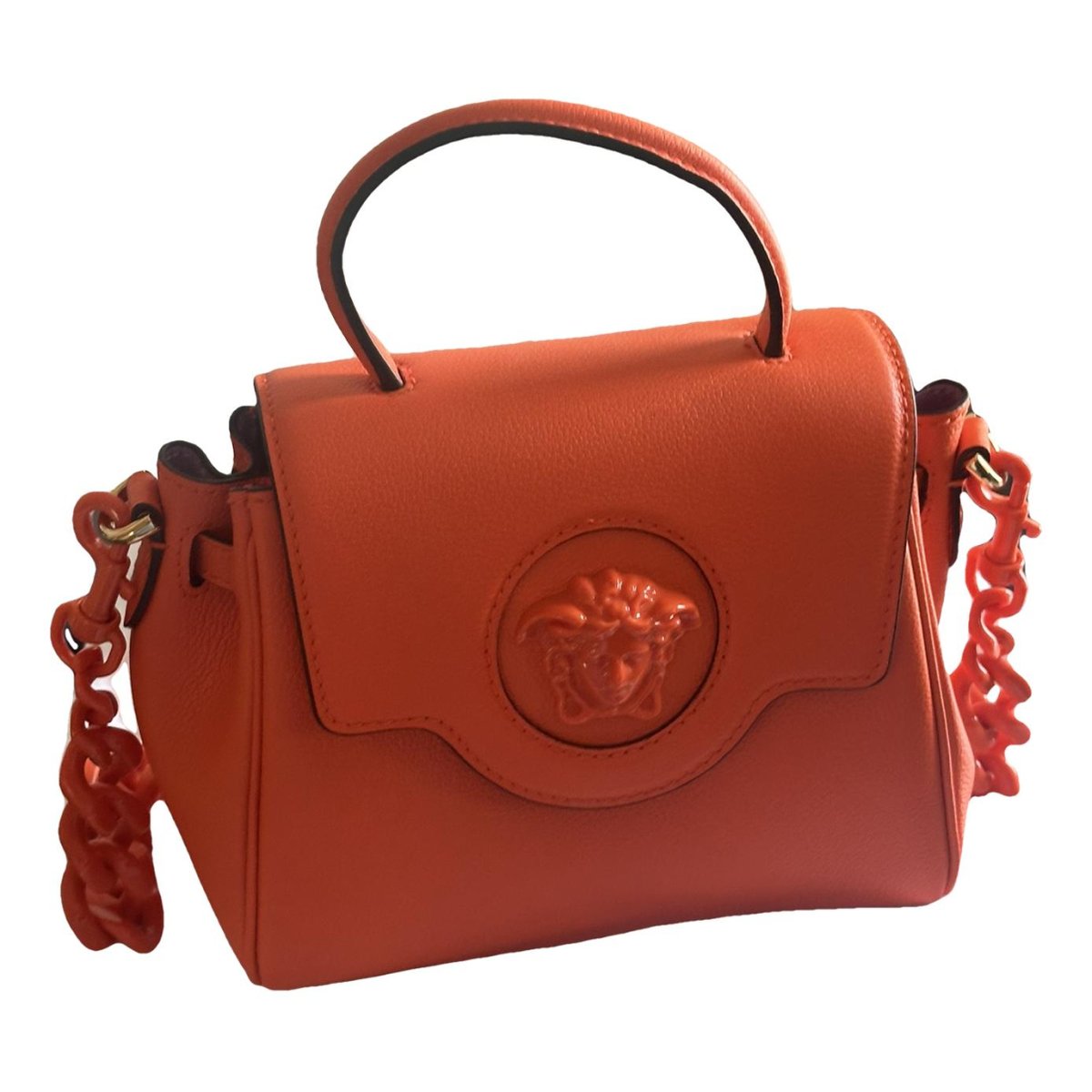 La Medusa leather mini bag