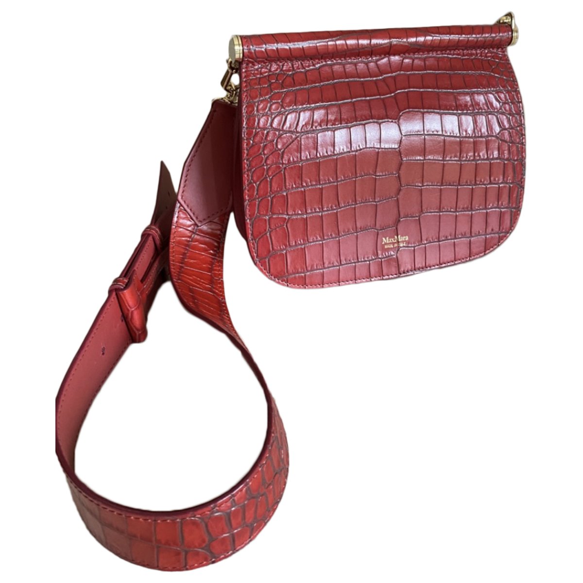 Max Mara Atelier leather handbag