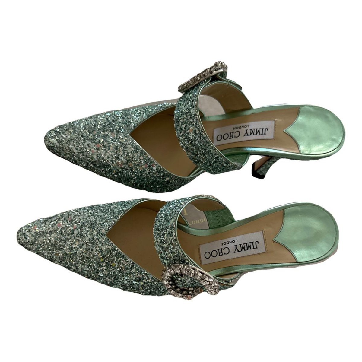 Bing glitter mules & clogs