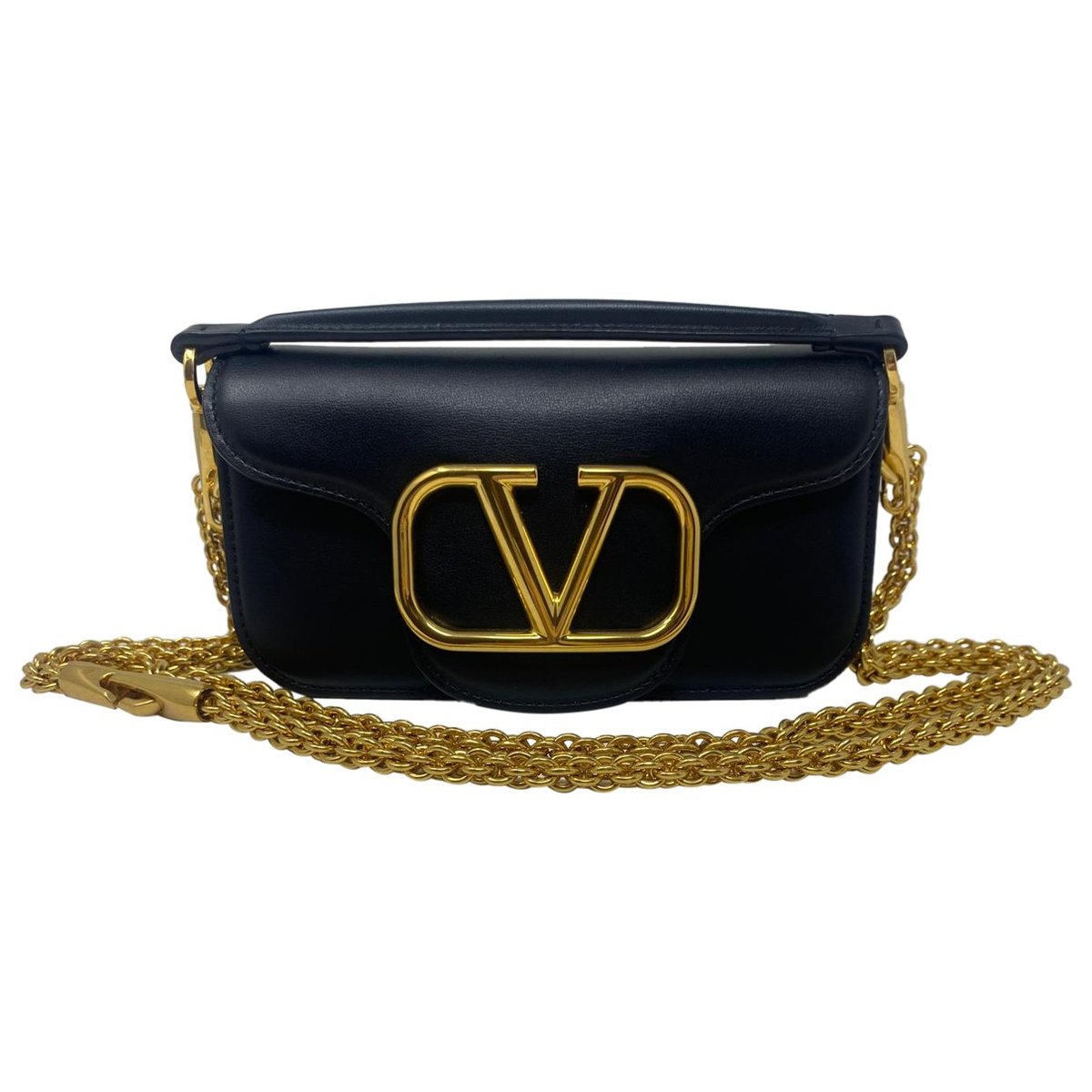 Loco East West leather crossbody bag