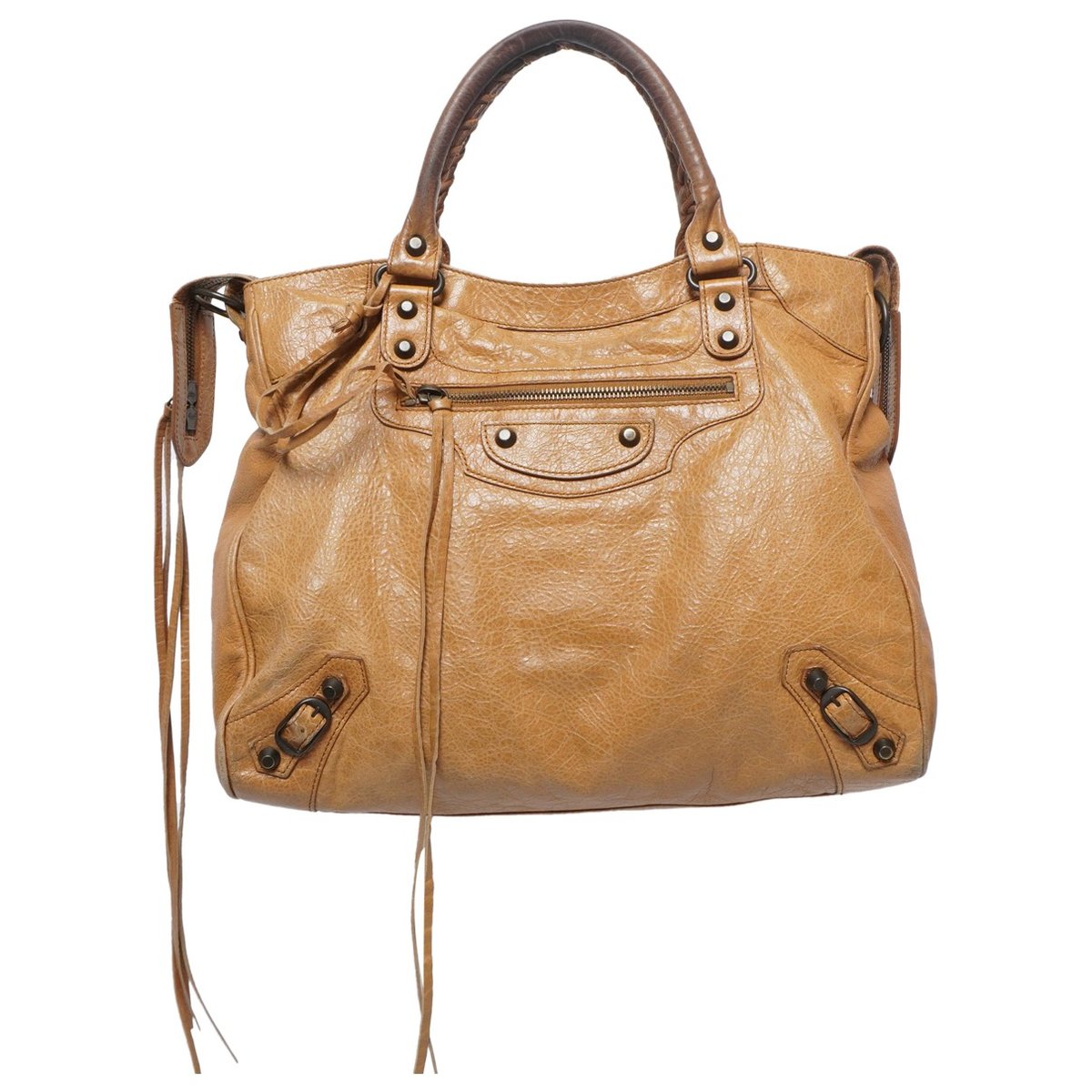 Vélo leather handbag